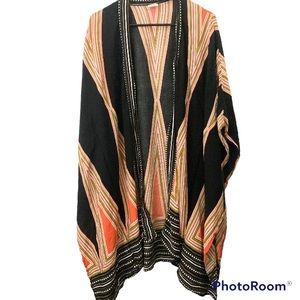 Sweaty Rocks Women Kimono Geometric Polka Dot Beach Cover Up